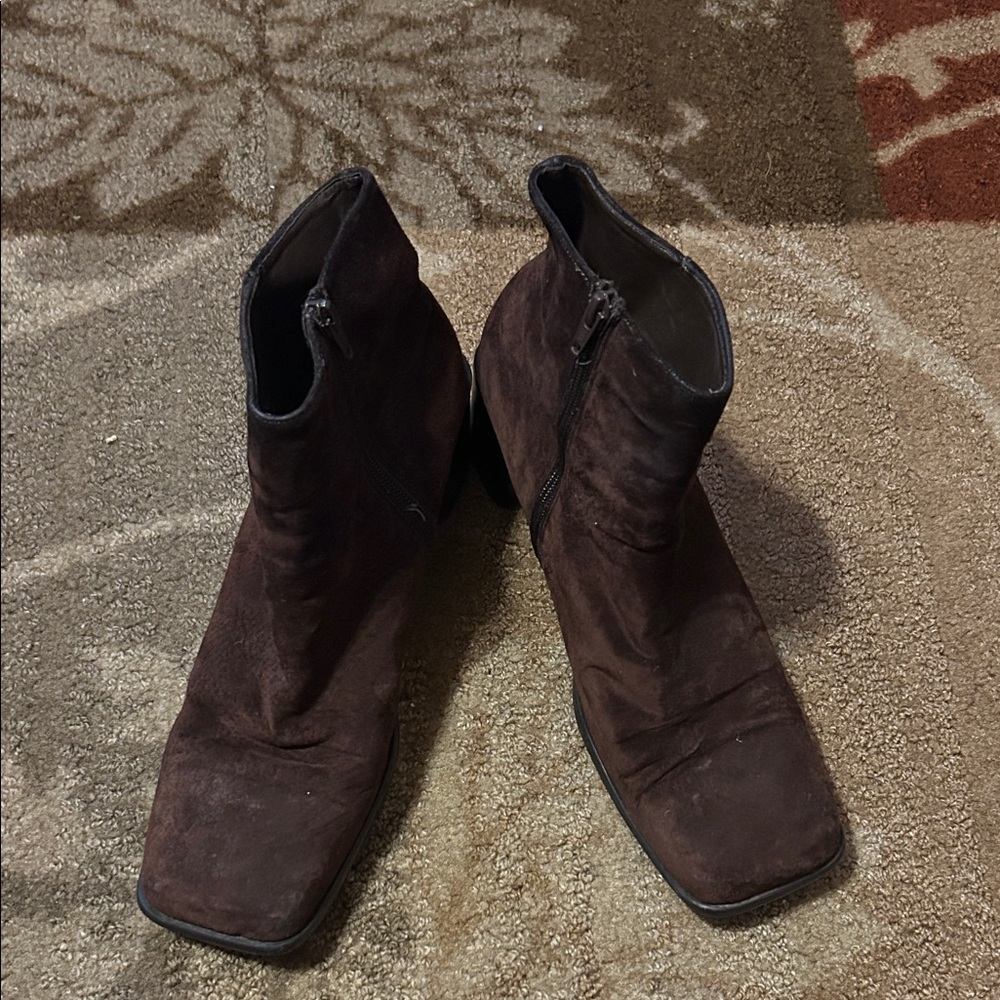 Women’s Brown Suede Ankle Boots